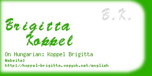 brigitta koppel business card